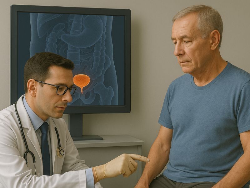 Exame Urológico para Hiperplasia Prostática